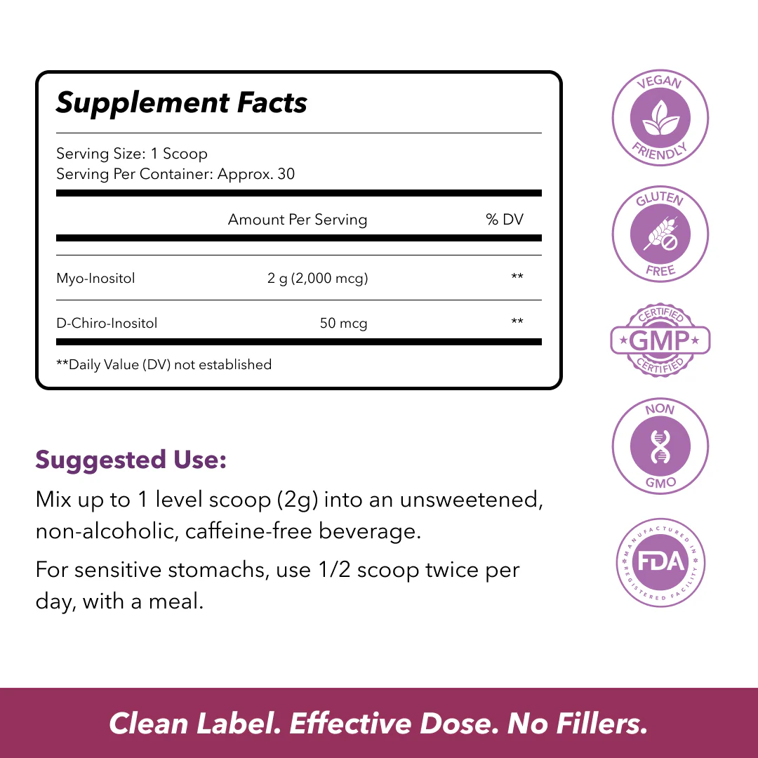 Myo and D-Chiro Inositol Powder - Image 3