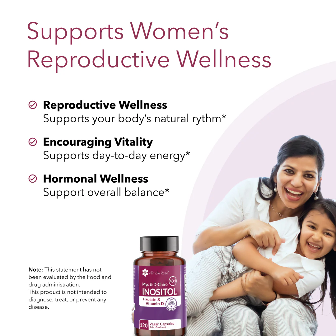 Myo-Inositol and D-Chiro Inositol 40:1 + Folate and Vitamin D Supplement - Image 10